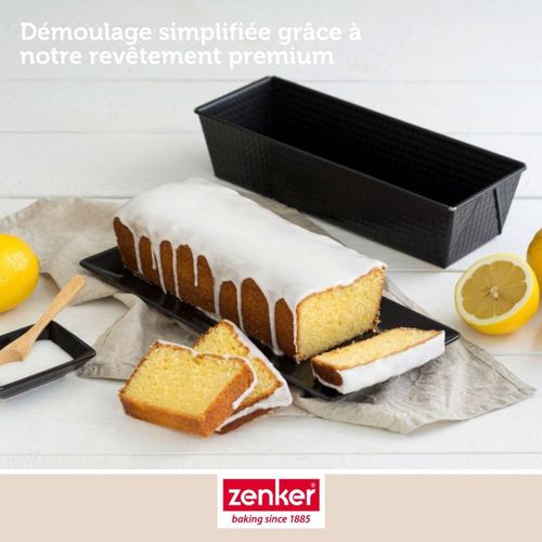Set Pâtisserie Avec Moule à Cake 30,5 Cm, 2 Bols à Mixer, Verre Mesureur Et Spatule Zenker