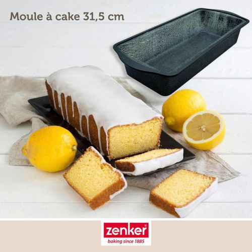 Set Pâtisserie Avec Moule à Cake 31,5 Cm, 2 Bols à Mixer, Verre Mesureur Et Spatule Zenker
