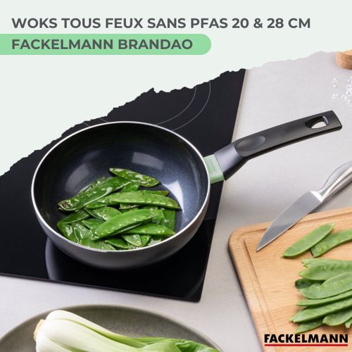 Ensemble De 2 Woks De 20 Et 28 Cm Brandao