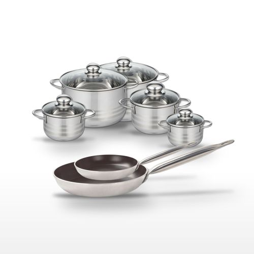 Lot Poêles 24cm et 32cm Elo Bistro Line Avec Faitouts 12/14/16/20/24cm