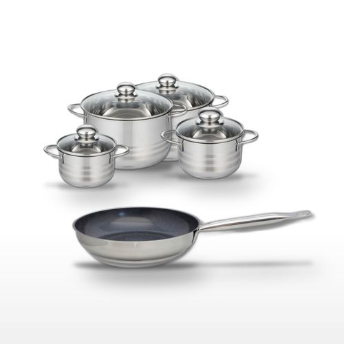 Lot Poêle 24cm et 4 Faitouts Elo Profi Therm Platinum