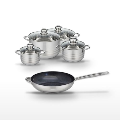 Lot Poêle 32cm et 4 Faitouts Elo Profi Therm Platinum