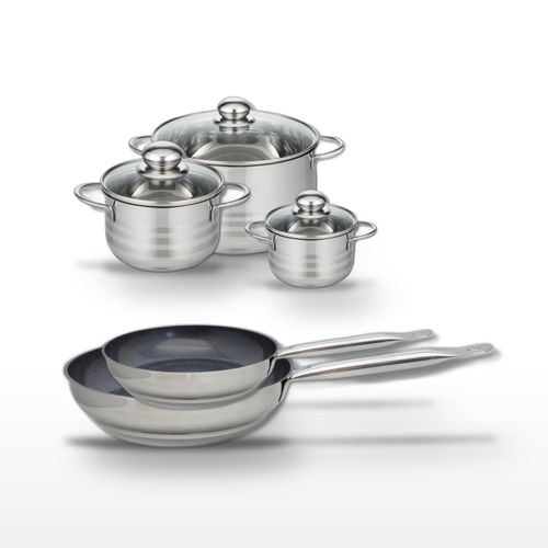 Lot Poêles 24/28 Cm et Faitouts 12/16/20 Cm Elo Profi Therm Platinum