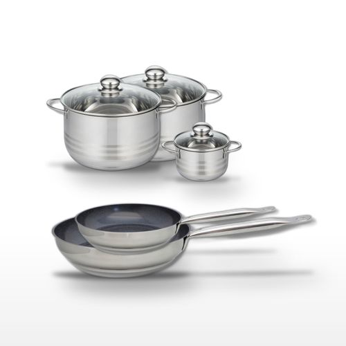 Lot De Poêles 24/28cm Et Faitouts 12/20/24cm Elo Profi Therm Platinum