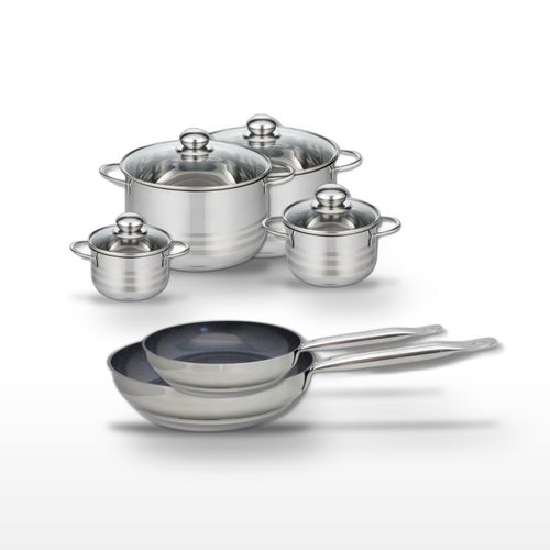 Lot Poêles Céramique 24/28 Cm et Faitouts Elo Profi Therm Platinum