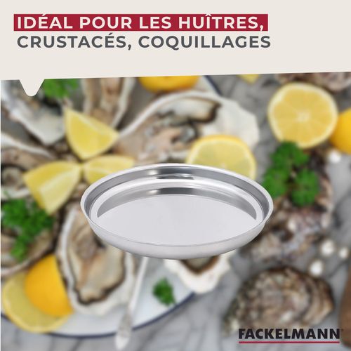 Lot De 2 Plateaux Pour Fruits De Mer 34,7 Cm Fackelmann Spécialités Culinaires