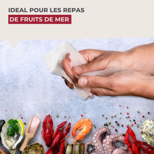 Lot De 2 Boîtes De 250 Rince Doigts Au Citron Fackelmann