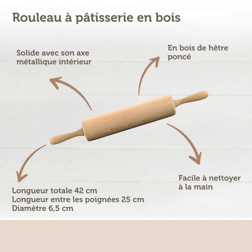 Ensemble De Pâtisserie Emporte-piéces Et Rouleau à Pâtisserie