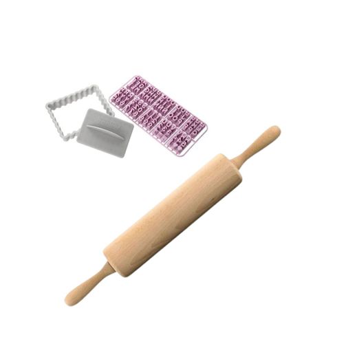 Ensemble De Pâtisserie Emporte-piéces Et Rouleau à Pâtisserie