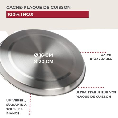 Lot De 2 Set De Deux Caches Pour Plaques De Cuisson Fackelmann