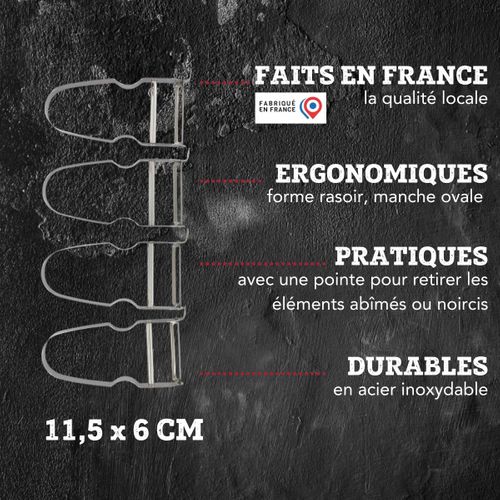 Lot De 2 Planches à Découper Et 4 Éplucheurs à Légumes Gourmet Édition