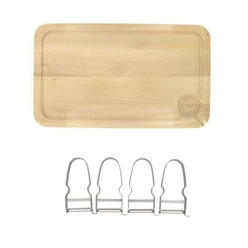 Lot De 2 Planches à Découper Et 4 Éplucheurs à Légumes Gourmet Édition