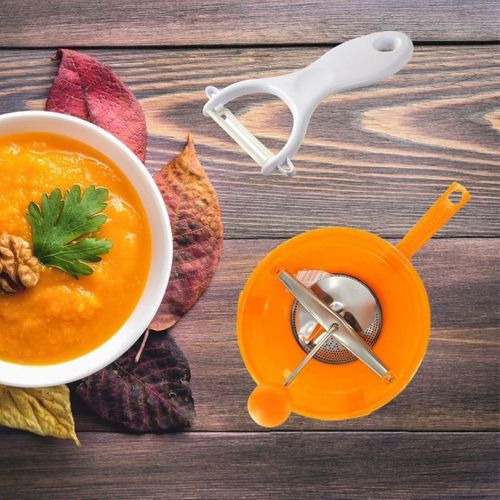 Ensemble De 2 Ustensiles Spécial Purée Avec Éplucheur Et Moulin à Légumes -  -