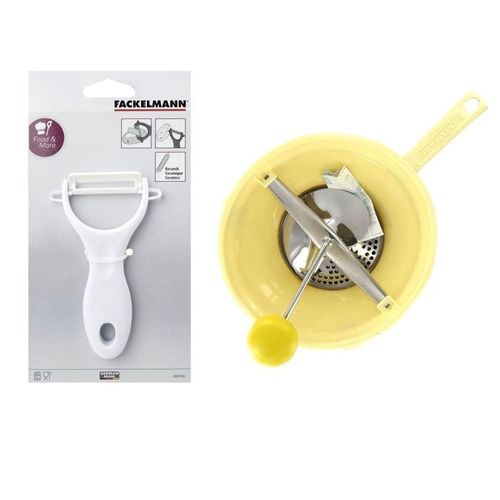 Ensemble De 2 Ustensiles Spécial Purée Avec Éplucheur Et Moulin à Légumes -  -