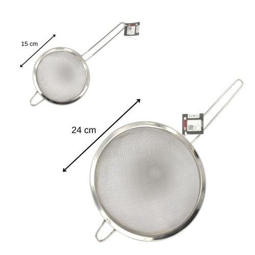 Set De 2 Passoires Inox 15 Cm Et 24 Cm Fm Professional