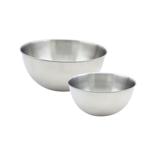 Set De 2 Bols à Mixer En Inox 20,5 Et 25 Cm Fackelmann Basic
