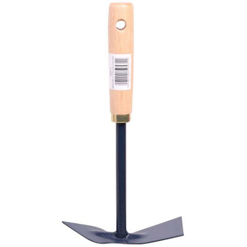 Serfouette à Fleurs Panne Et Langue Manche En Bois