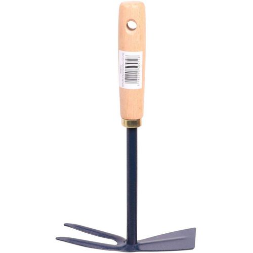 Serfouette à Fleurs Panne Et Fourche Avec Manche En Bois