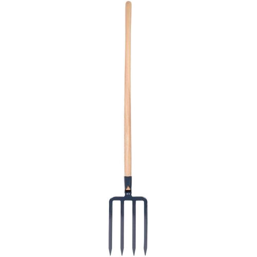 Fourche à Bêcher à Douille 4 Dents De 30 Cm Manche Bois Pomme 100 Cm