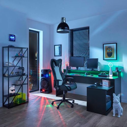 Veilleuse LED H. 28,5 cm TEDDY Noir