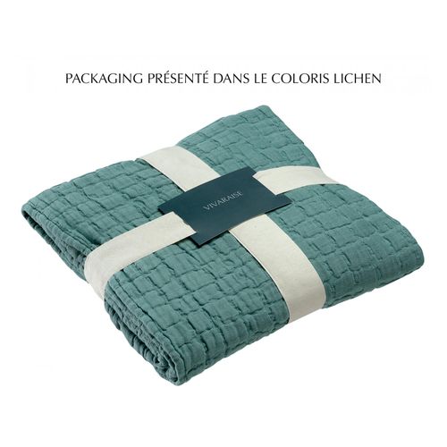 Plaid En Coton Swami 130 X 200 Cm Blanc