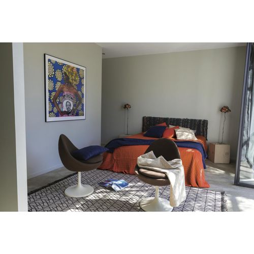 Plaid Stonewashed Swami 130 X 200