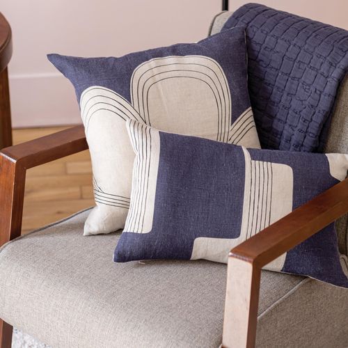 Plaid Stonewashed Swami 130 X 200