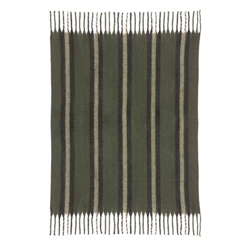 Plaid Rayé Recyclé Isabel 130 X 160