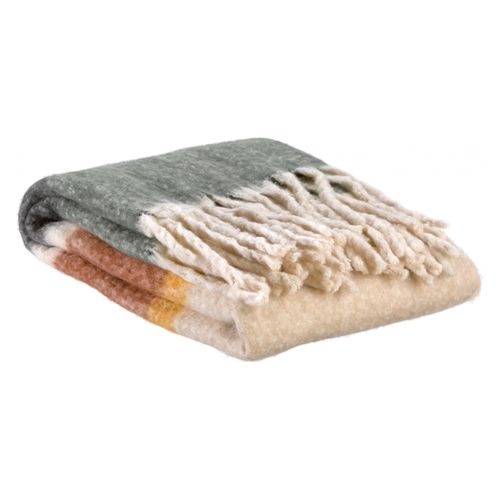 Plaid Rayé Recyclé Isabel 130 X 160