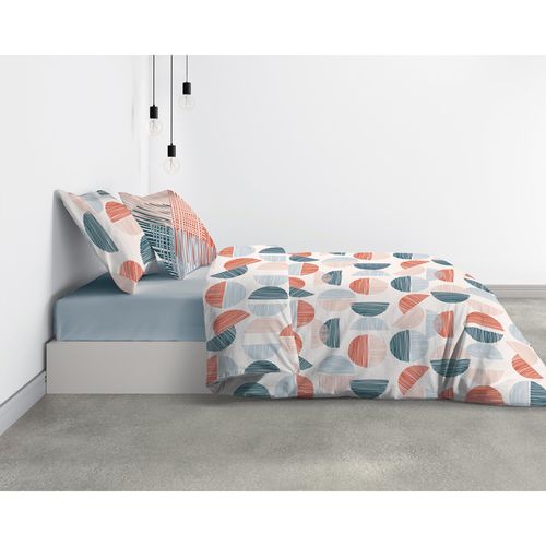Parure De Lit 2 Personnes Halley Avec Housse De Couette Et Taies D'oreiller Imprime 240 X 220 Cm
