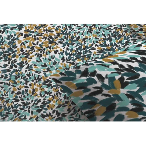 Parure De Lit Bio 2 Personnes Telma Avec Housse De Couette Et Taies D'oreiller Imprimé 240 X 220 Cm