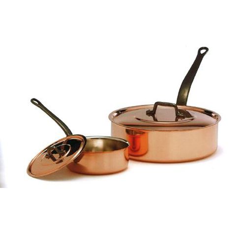 Sauteuse Avec Couvercle 16 Cm En Cuivre