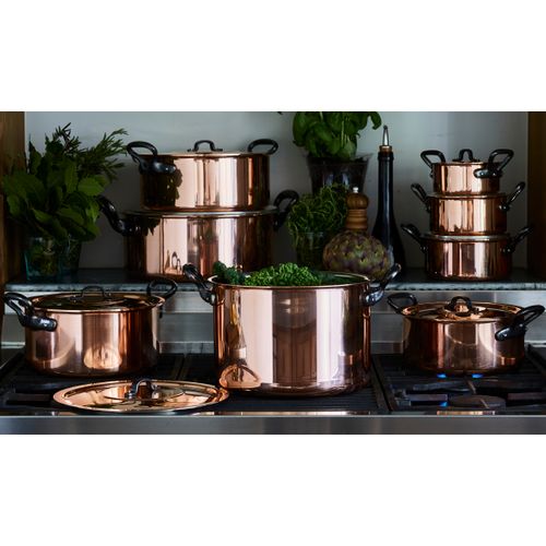 Faitout Cuivre 22cm Avec Couvercle - 204012