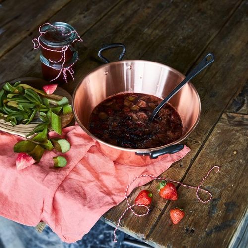 Baumalu Bassine à Confiture 26 Cm Cuivre 12/10eme Anses Fonte