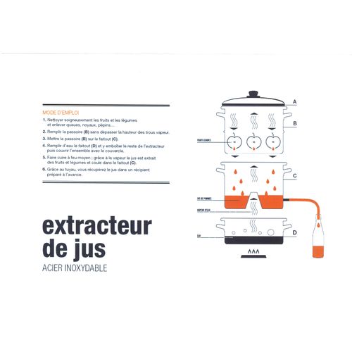 Extracteur De Jus Inox  28 Cm