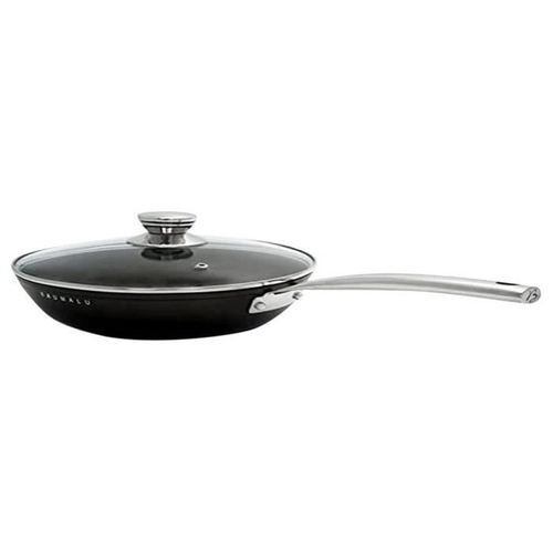 Sauteuse 24 Cm + Couvercle En Verre Black Edition