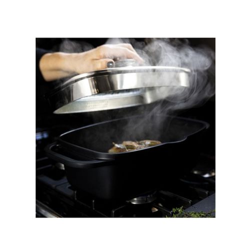 Cocotte Réctagulaire Aluminium 33cm Noir - 382983