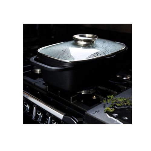 Cocotte Réctagulaire Aluminium 33cm Noir - 382983