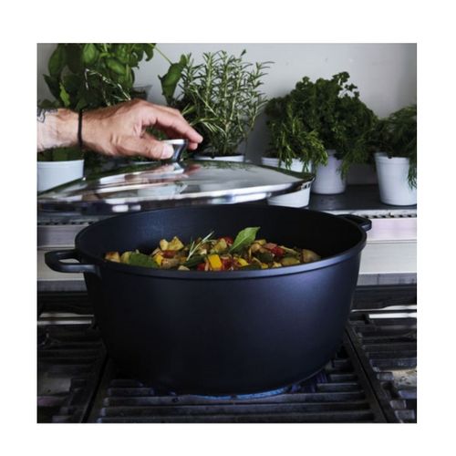 Cocotte En Fonte 36cm 13.5l Noir - 384943