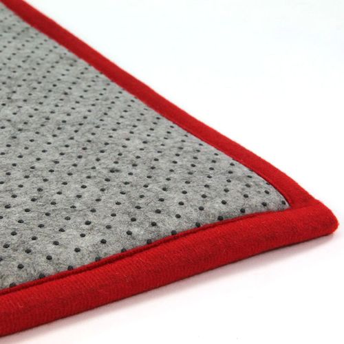 Tapis Salon Aspect Velours Extra-doux Rouge 60x90