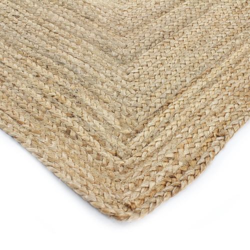 Tapis Salon En Jute Tressé Naturel Artisanal 80x300 - Style Bohème