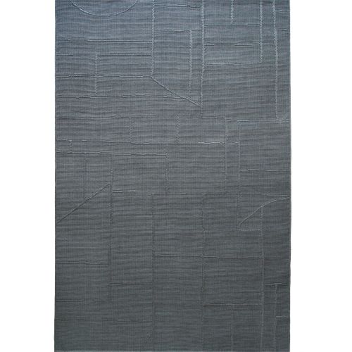 Tapis Salon Aspect Jute Gris 120x160