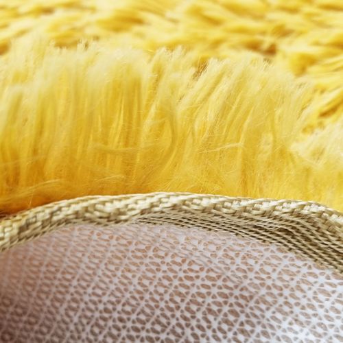 Tapis Salon  à Base Fine Et Souple Extra Doux Rose Diam.120