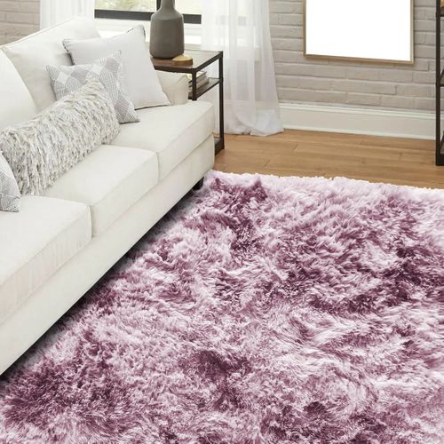 Tapis Salon Shaggy Moderne Rose 120x170