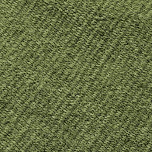 Tapis Salon En Jute Coton Avec Franges Vert Foncé 120x170 - Style Bohème