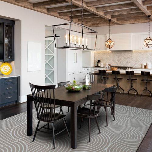 Tapis Salon à Relief Moderne Beige Sable 120x160