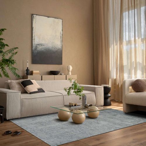 Tapis Salon Vintage Gris Foncé 120x160