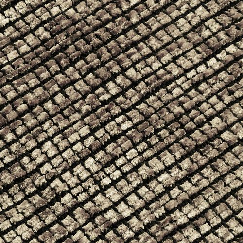 Tapis Salon Tissé Plat Coton Noir Reflet Lumière Gris 120x170