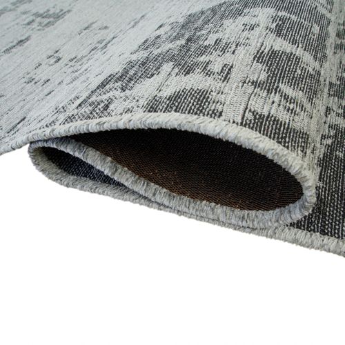 Tapis Salon Abstrait Moderne Taupe 123x180