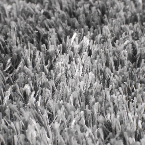 Tapis Salon à Poils Longs Extra-doux Gris Foncé 120x170